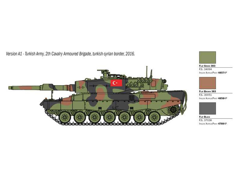 Plastikový model tanku Italeri 6559 Leopard 2A4 (1:35) | pkmodelar.cz