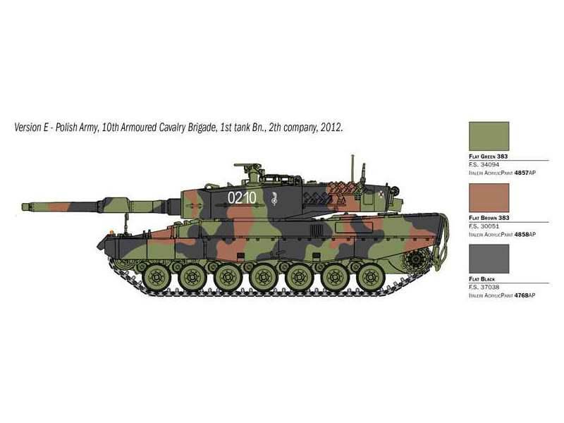 Plastikový model tanku Italeri 6559 Leopard 2A4 (1:35) | pkmodelar.cz