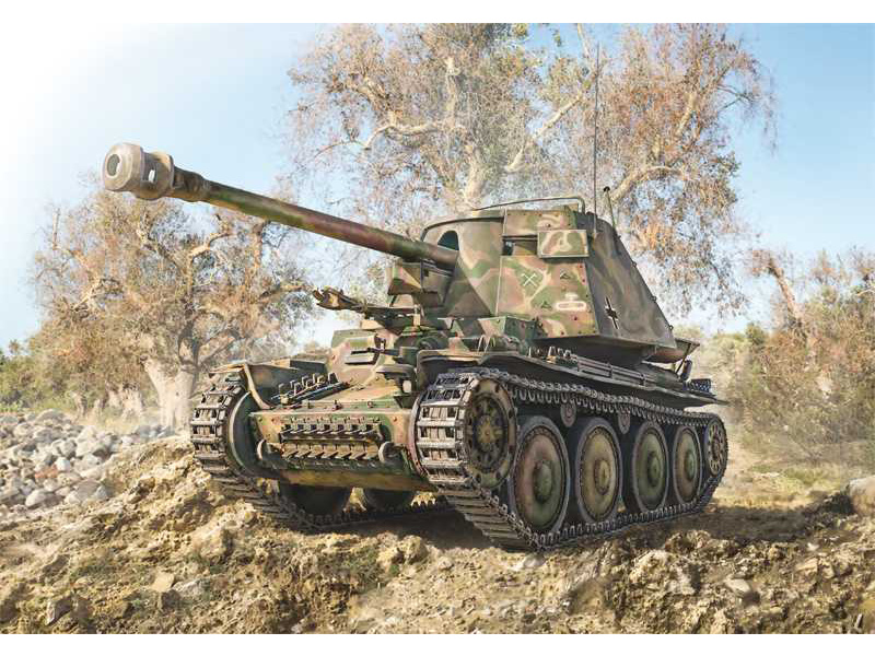 Italeri Marder III Ausf. H Sd.Kfz 138 s posádkou (1:35) | pkmodelar.cz