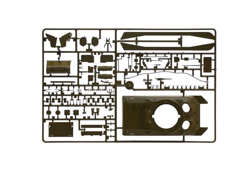 Plastikový model tanku Italeri 6568 M4A1 Sherman s U.S. pěchotou (1:35) | pkmodelar.cz