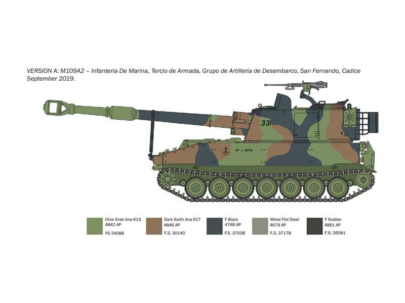 Italeri 6589 M109/A2-A3-G (1:3 | pkmodelar.cz