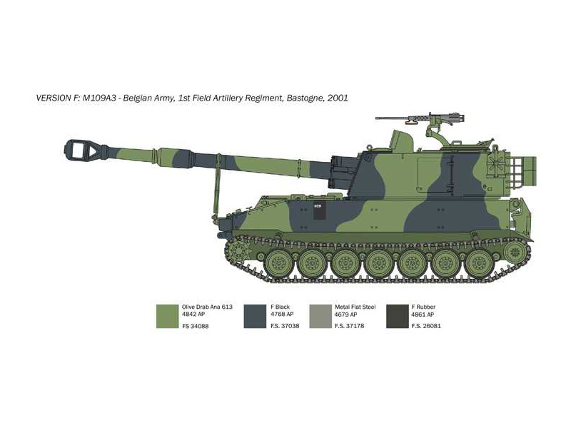 Italeri 6589 M109/A2-A3-G (1:3 | pkmodelar.cz