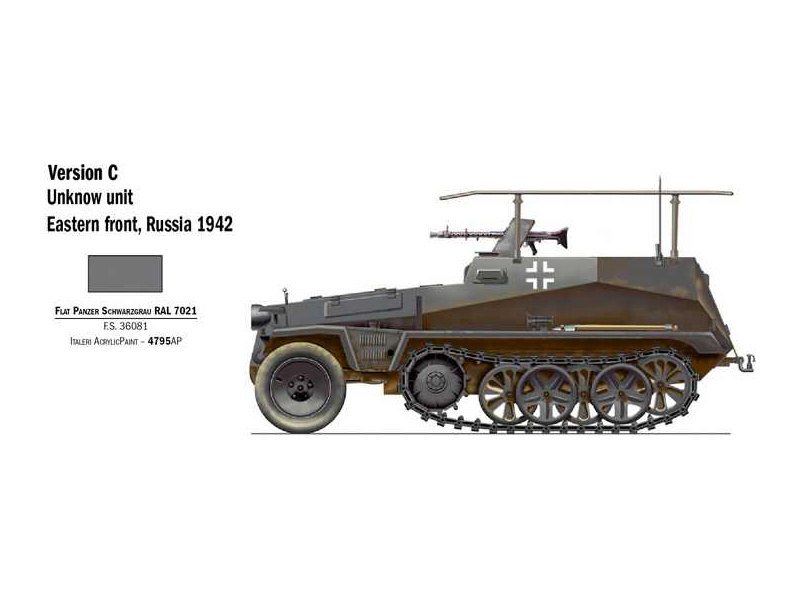 Italeri Sd. Kfz. 250/3 (1:72) | pkmodelar.cz