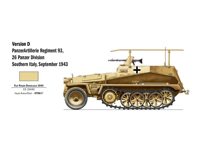 Italeri Sd. Kfz. 250/3 (1:72) | pkmodelar.cz