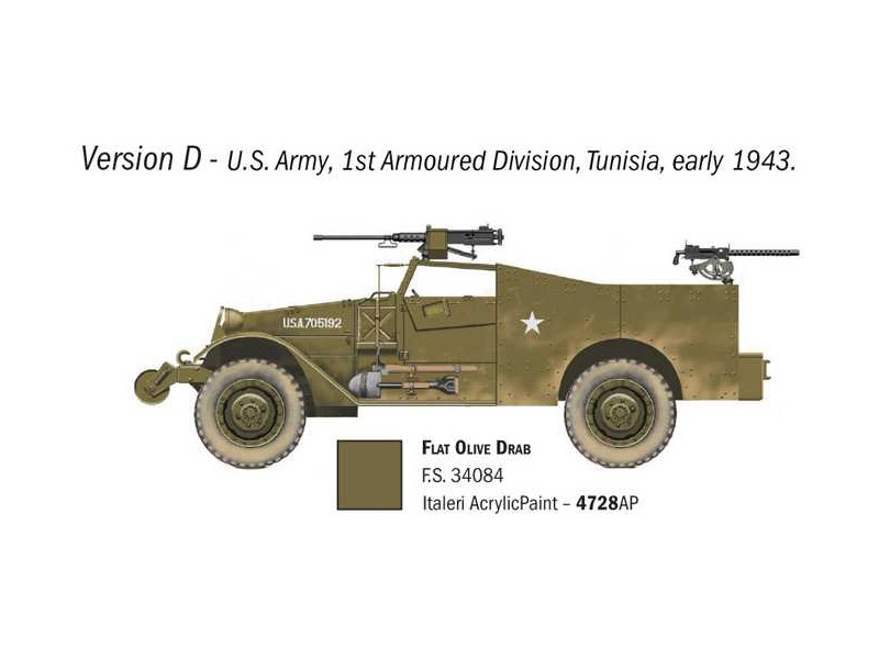 Italeri 7063 M3A1 Scout Car (1:72) | pkmodelar.cz