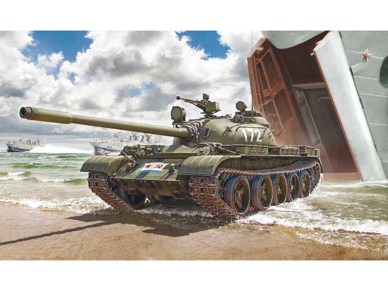 Plastikový model tanku Italeri 7081 T-55 A 1:72 | pkmodelar.cz