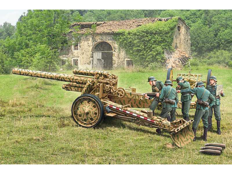 Italeri 15 cm Field Howitzer / 10,5 cm Field Gun (1:72) | pkmodelar.cz