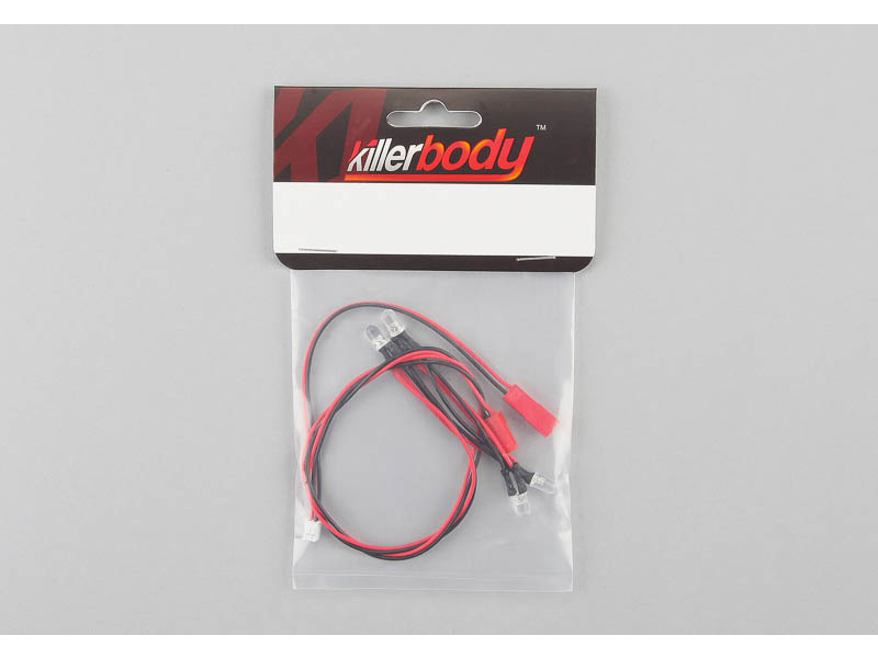 Killerbody LED 5mm bílé pro podsvětlení (4) | pkmodelar.cz