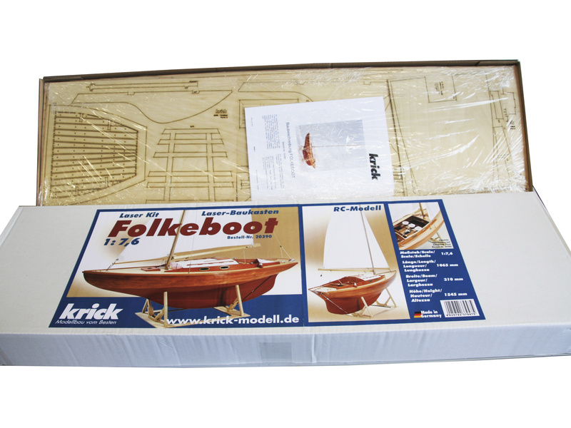 Krick Folkeboot 1:7.6 RC kit | pkmodelar.cz