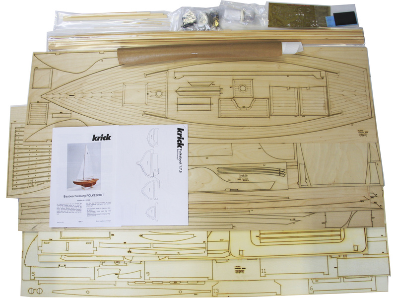 Krick Folkeboot 1:7.6 RC kit | pkmodelar.cz