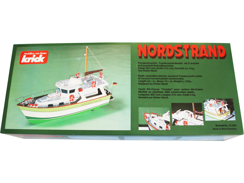 Krick 21430 Motorová jachta Nordstrand kit 850mm | pkmodelar.cz