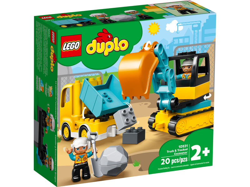 LEGO DUPLO - Náklaďák a pásový bagr | pkmodelar.cz