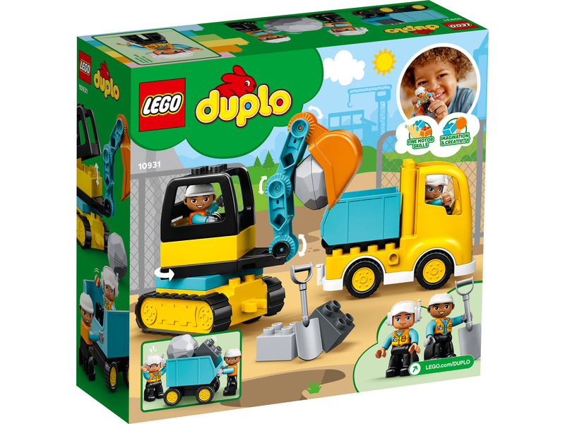 LEGO DUPLO - Náklaďák a pásový bagr | pkmodelar.cz