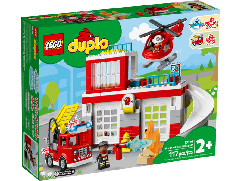 LEGO DUPLO - Hasičská stanice a vrtulník | pkmodelar.cz