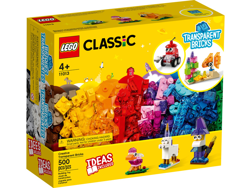 LEGO Classic - Průhledné kreativní kostky | pkmodelar.cz