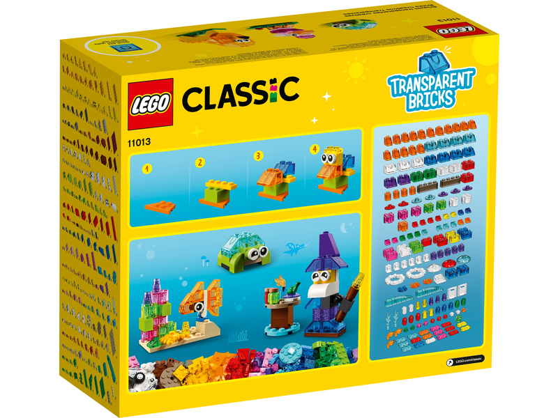 LEGO Classic - Průhledné kreativní kostky | pkmodelar.cz