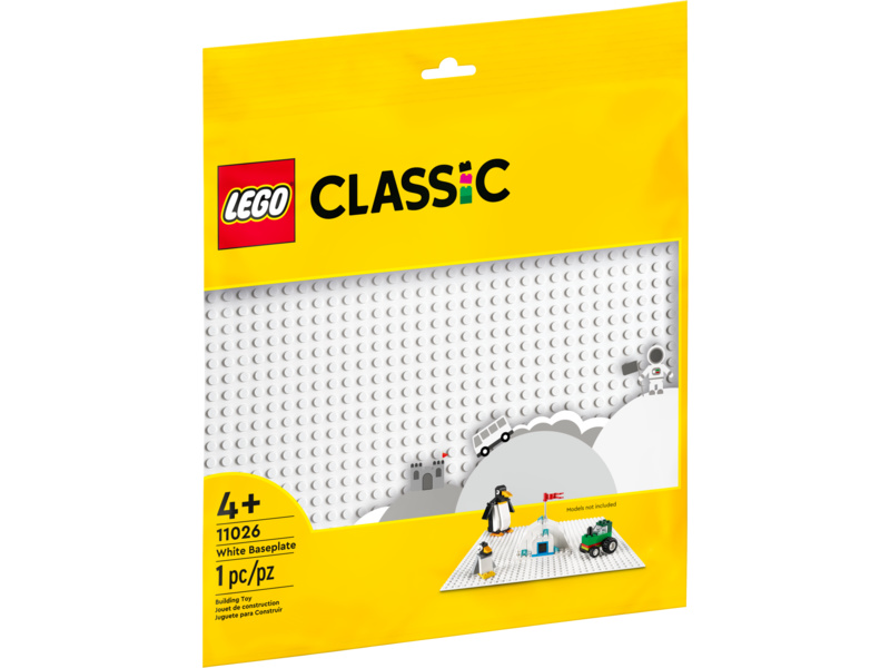 LEGO Classic - Bílá podložka na stavění | pkmodelar.cz