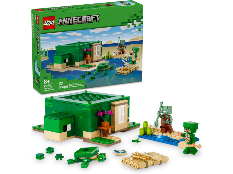 LEGO Minecraft - Želví domek na pláži | pkmodelar.cz