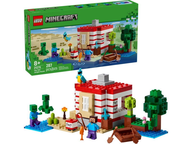 LEGO Minecraft - TNT dům v džungli