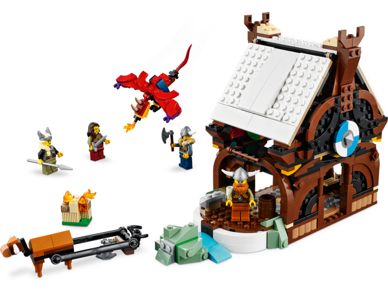 LEGO Creator - Vikingská loď a mořský had | pkmodelar.cz