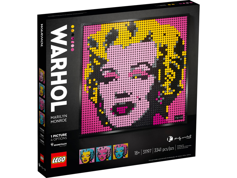 LEGO Art 2020 - Andy Warhol's Marilyn Monroe | pkmodelar.cz