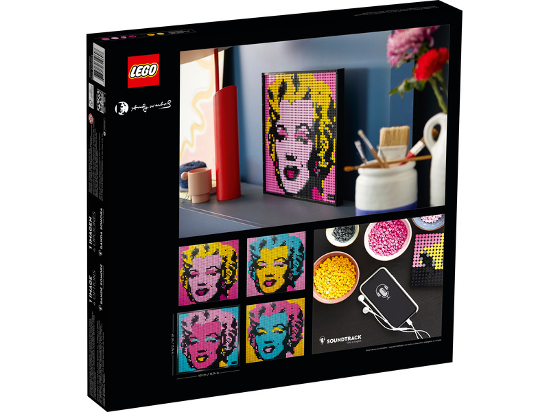 LEGO Art 2020 - Andy Warhol's Marilyn Monroe | pkmodelar.cz