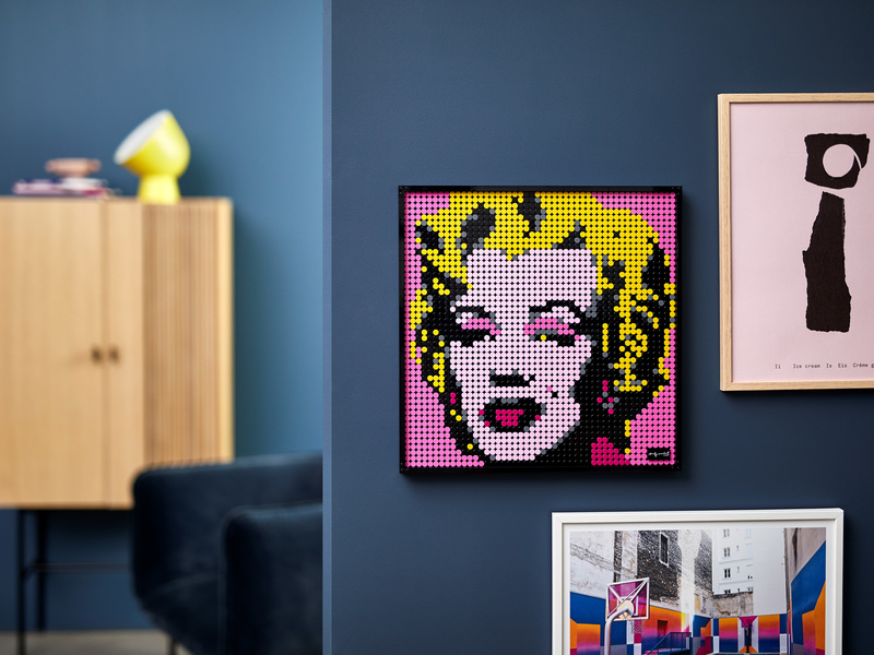 LEGO Art 2020 - Andy Warhol's Marilyn Monroe | pkmodelar.cz