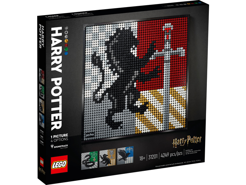 LEGO ART - Harry Potter Erby bradavických kolejí | pkmodelar.cz