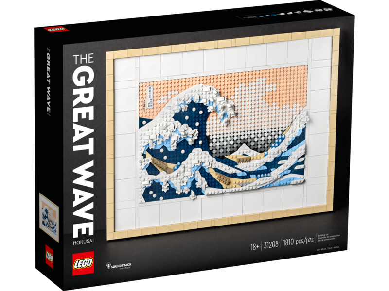 LEGO Art - Hokusai – Velká vlna | pkmodelar.cz