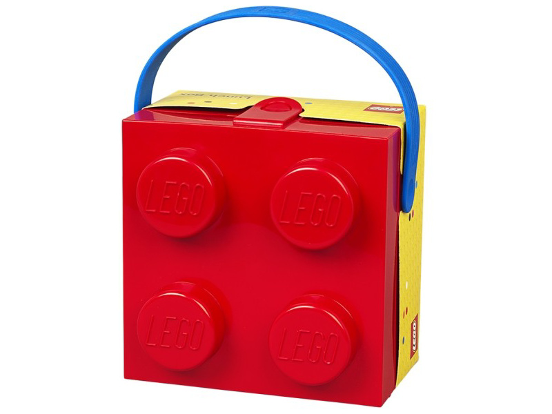 LEGO box s rukojetí 166x165x117mm - modrý | pkmodelar.cz