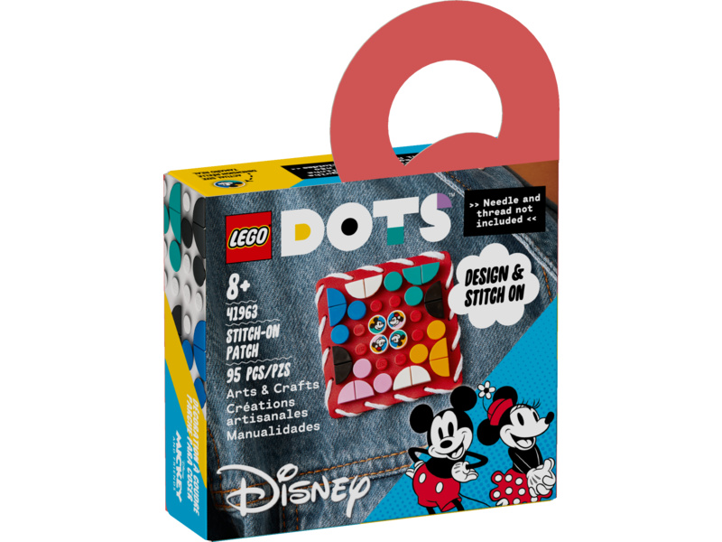 LEGO DOTS - Nášivka Myšák Mickey a Myška Minnie | pkmodelar.cz