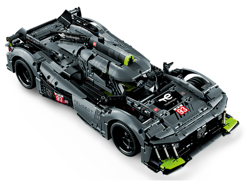 LEGO Technic - PEUGEOT 9X8 24H Le Mans Hybrid Hypercar | pkmodelar.cz