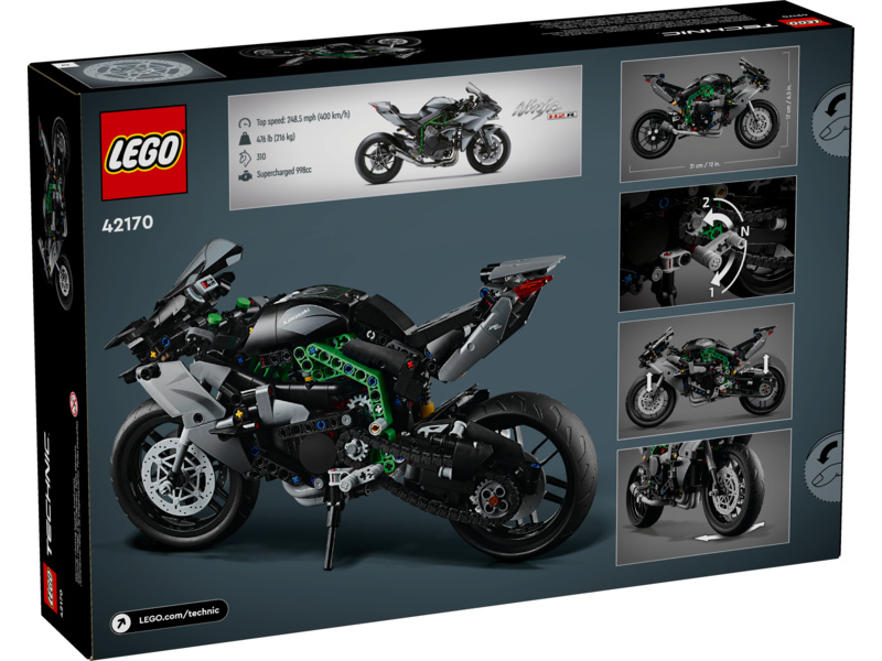 LEGO Technic - Motorka Kawasaki Ninja H2R | pkmodelar.cz