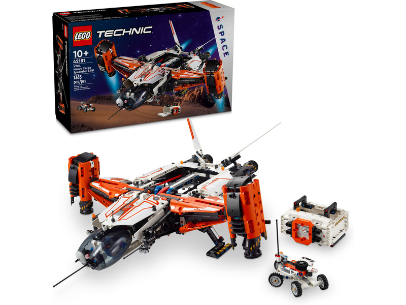 LEGO Technic - VTOL Vesmírná loď na přepravu těžkého nákladu LT81 | pkmodelar.cz