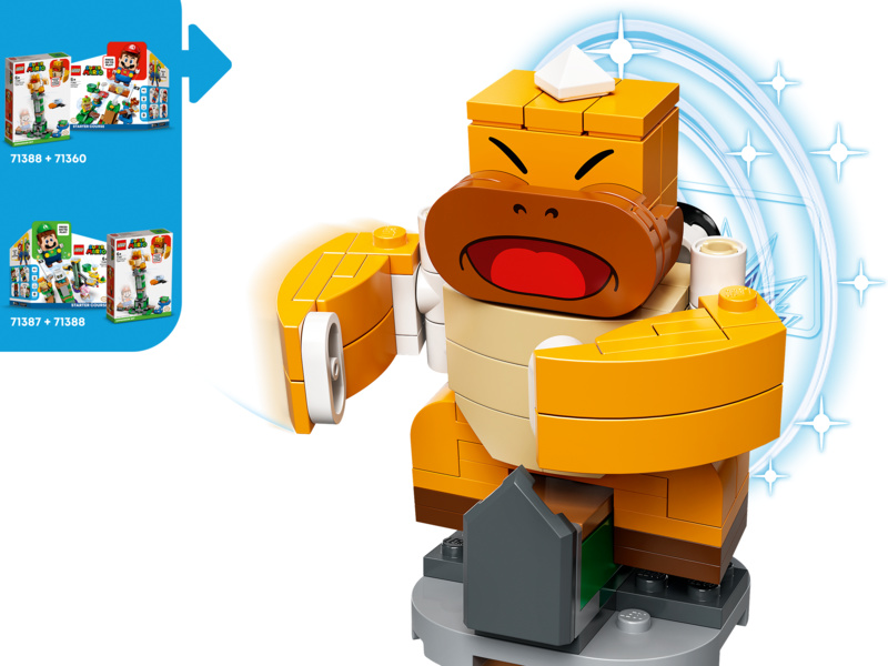 LEGO Super Mario - Boss Sumo Bro a padající věž – rozšiřující set | pkmodelar.cz