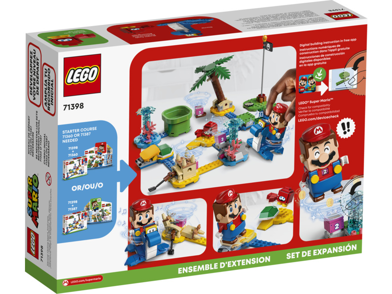 LEGO Super Mario - Na pláži u Dorrie – rozšiřující set | pkmodelar.cz