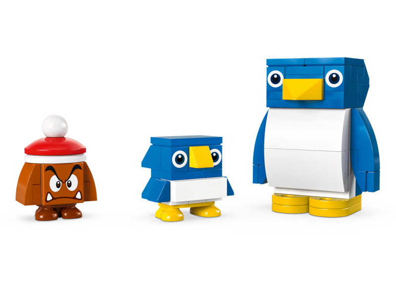 LEGO Super Mario - Sněhové dobrodružství s rodinou penguin – rozšiřující set | pkmodelar.cz