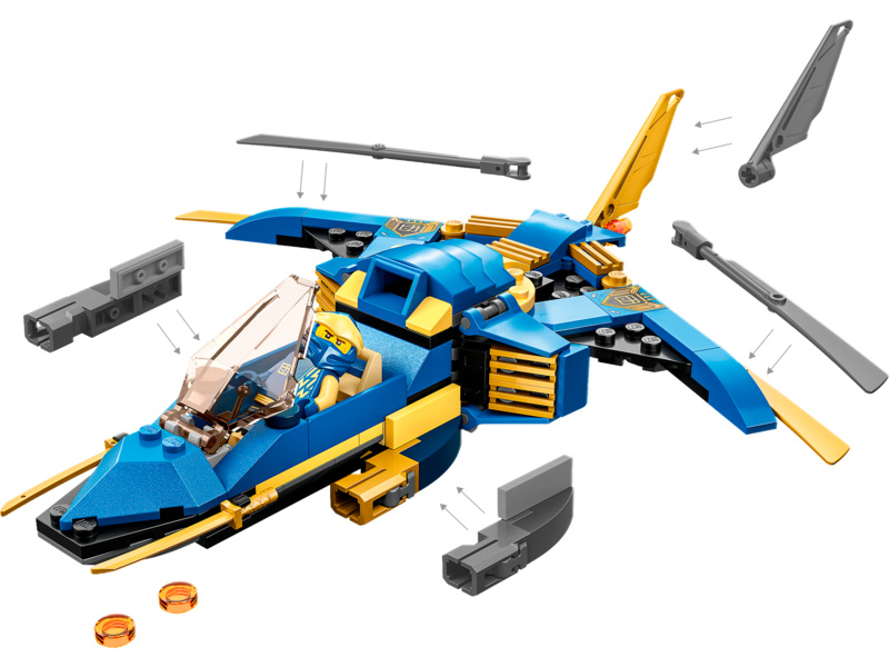 LEGO Ninjago - Jayova blesková stíhačka EVO | pkmodelar.cz