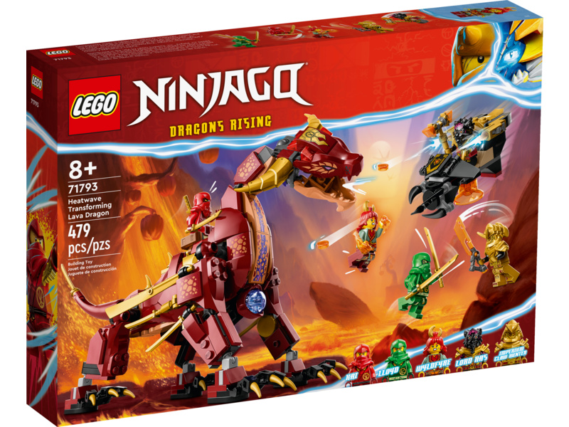 LEGO Ninjago - Heatwave a jeho transformační lávový drak | pkmodelar.cz