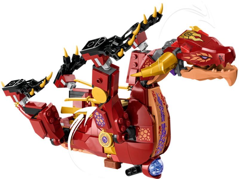 LEGO Ninjago - Heatwave a jeho transformační lávový drak | pkmodelar.cz