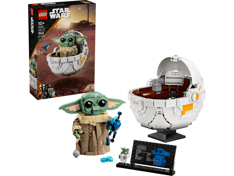 LEGO Star Wars - Grogu™ ve vznášejícím se kočárku | pkmodelar.cz