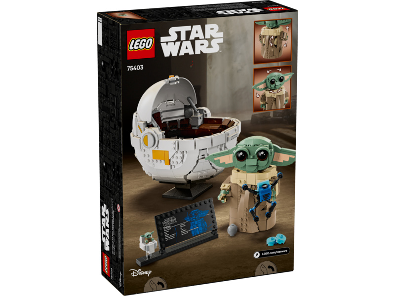 LEGO Star Wars - Grogu™ ve vznášejícím se kočárku | pkmodelar.cz