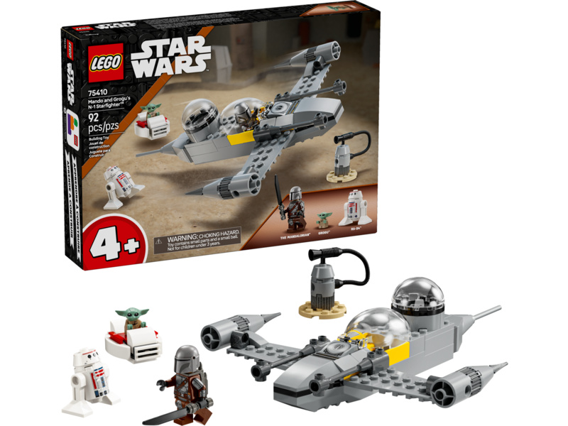 LEGO Star Wars - Mando, Grogu a stíhačka N-1 Starfighter | pkmodelar.cz