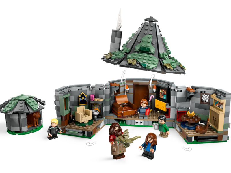 LEGO Harry Potter - Hagridova bouda: Neočekávaná návštěva | pkmodelar.cz