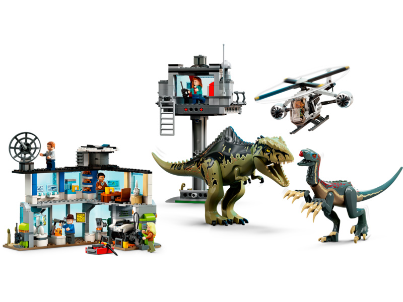 LEGO Jurassic World - Útok giganotosaura a therizinosaura | pkmodelar.cz