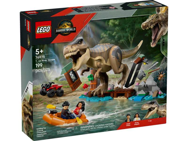 LEGO Jurassic World - T-rex a útěk po řece
