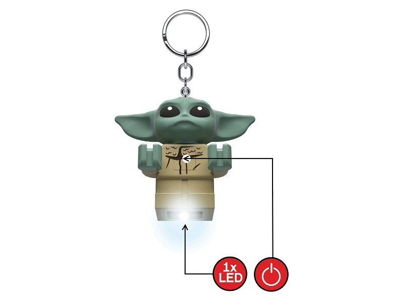 LEGO svítící klíčenka - Star Wars Baby Yoda | pkmodelar.cz