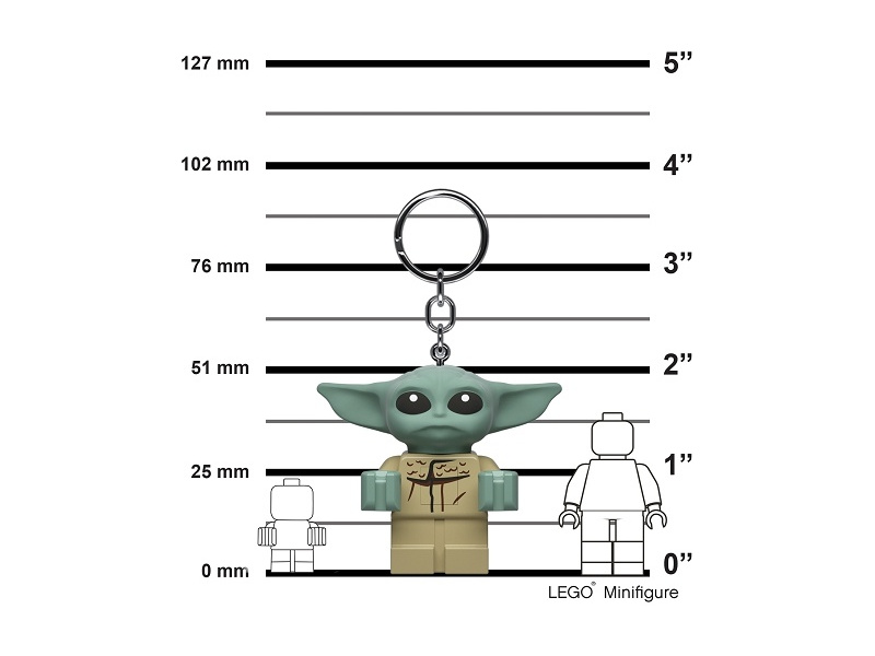 LEGO svítící klíčenka - Star Wars Baby Yoda | pkmodelar.cz