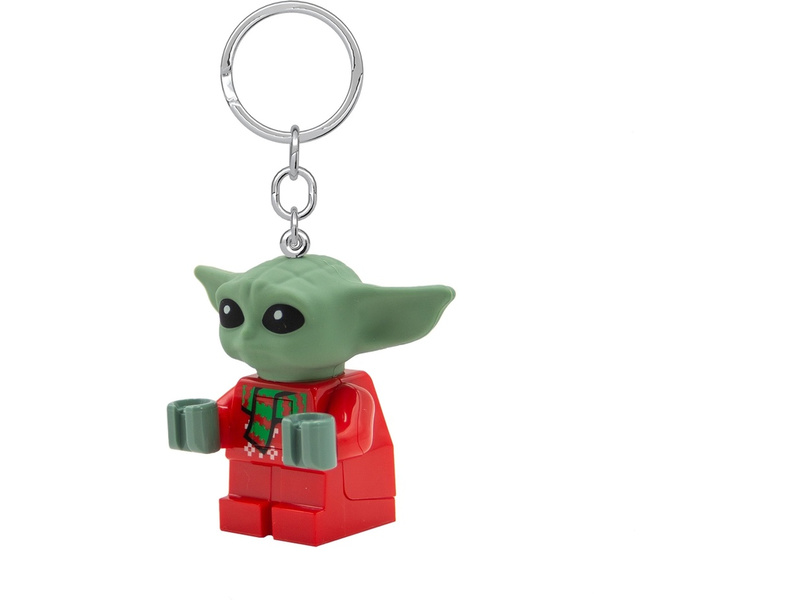 LEGO svítící klíčenka - Star Wars Baby Yoda ve svetru | pkmodelar.cz