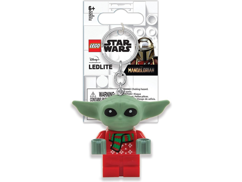 LEGO svítící klíčenka - Star Wars Baby Yoda ve svetru | pkmodelar.cz